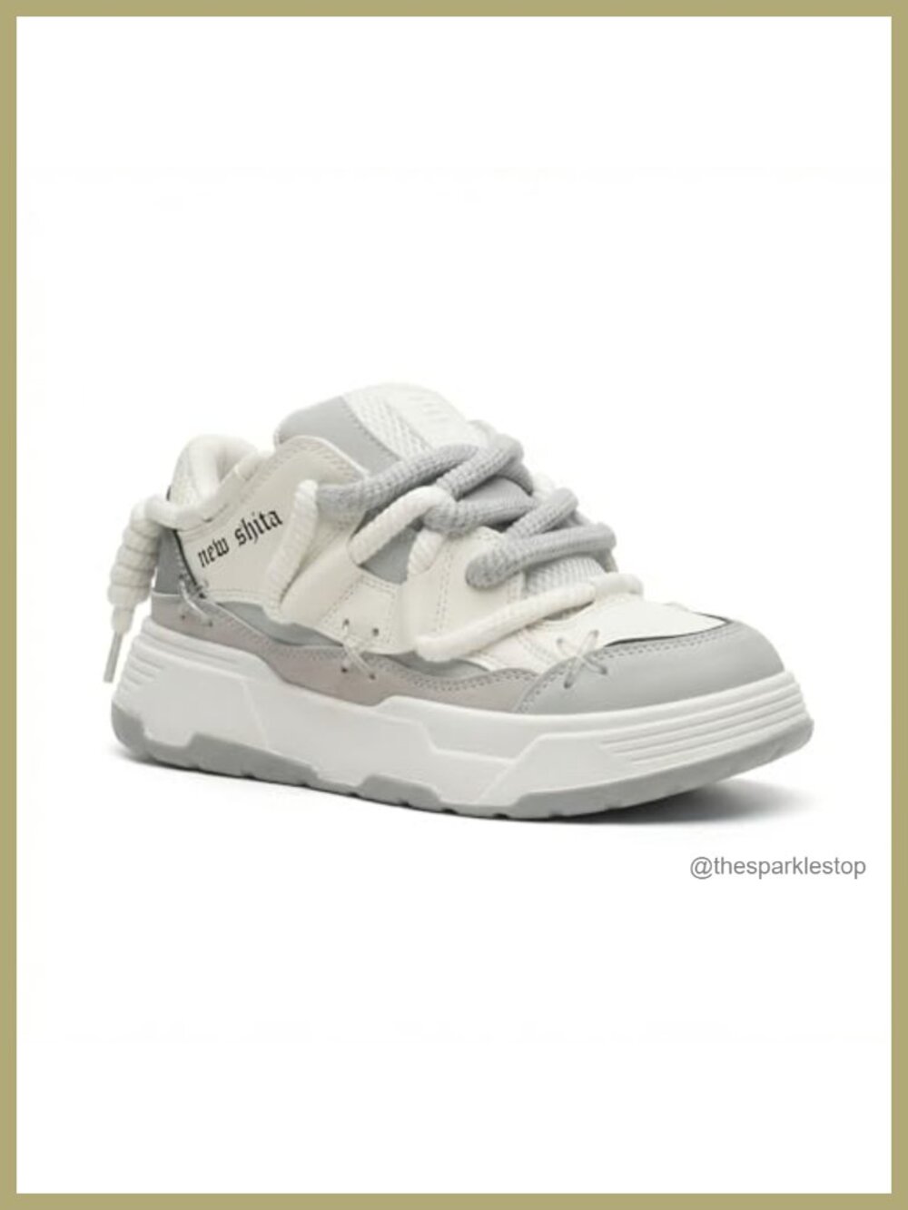 Chunky Platform Sneakers, 2 inch Height Incre Athletic Walking Shoes,